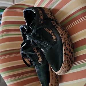 Vans leopard sneakers!